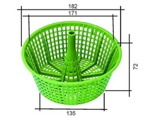 MTS Skimmerkorb olivgrün zu Skimmer V20